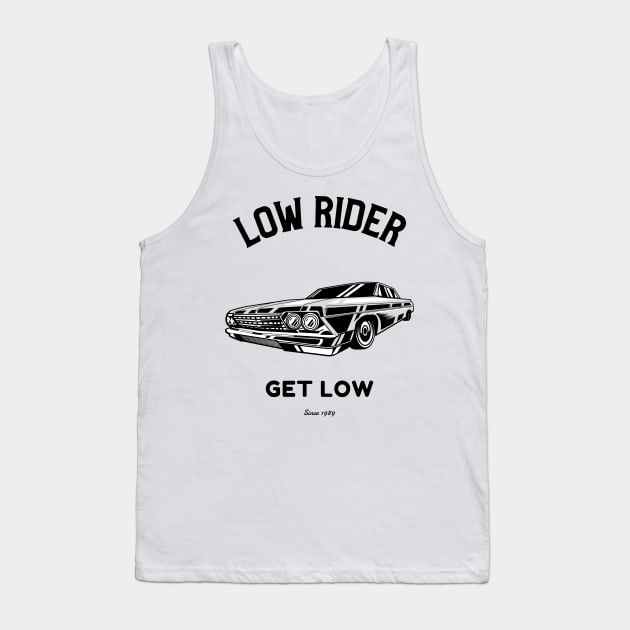 Low Rider Vintage Car Tank Top by vukojev-alex